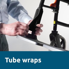 Gel Ovations Protector Tube Wraps | 6”, 150mm | Instant Comfort & Protection | Easy Fit & Stick On | Gel-Based Wheelchair Accessories | Ergonomic Design
