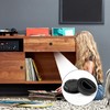 0XBIT Inlet Handle, Black, Pack of 2 Round Embedded Pull