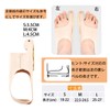 足指サポーター【超薄型】 足指 広げる 外反母趾 サポーター シルク 足指パッド サポーター 親指曲がり 足用