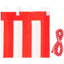Banner Red Curtain (45 cm Tall)