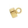 14K Yellow Round Magnetic Clasp
