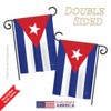 Nationality Cuba Garden House Flags Kit Regional Nation International World