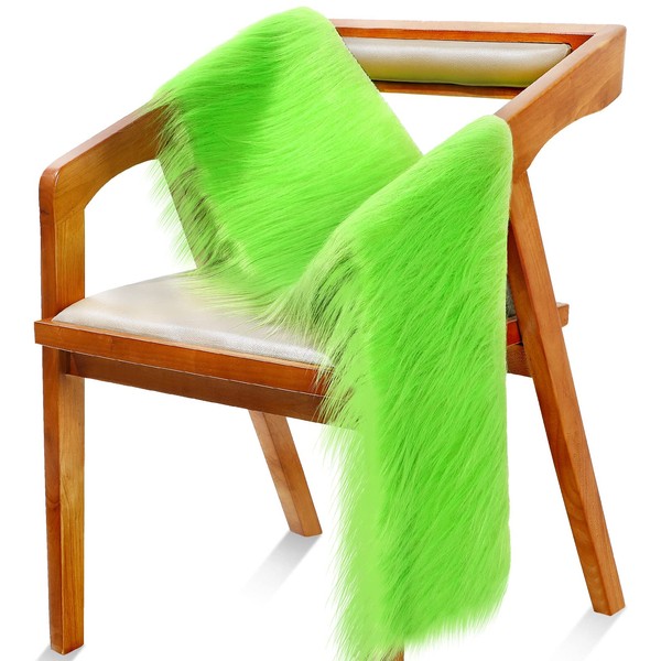 Breling 10 x 60 Inch Faux Fur Square Fabric Shaggy