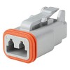 HELLA 8JA 201 022-801 Plug Housing - 2-pin connector -