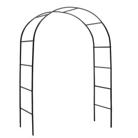 78\"H X 45\"W Adjustable Black Metal Garden Arch Trellis Arbor Trellis for Garden Climbing Plants & Wedding Decorcolor: Black Color