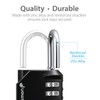 Fosmon Combination Lock, (4 Pack) 4 Digit Multi-Purpose Combination Padlock,
