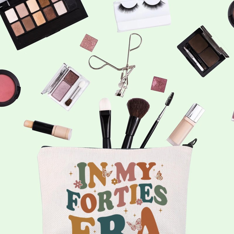 40th Birthday Gift in My Forties Era Makeup Bag Forties