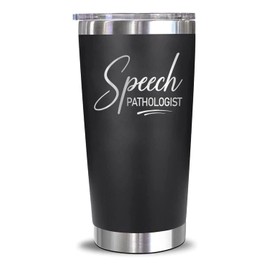 HTDesigns Speech Pathologist - Engraved Stainless Steel Tumbler - Stainless Cup - Teacher Gift - Gift For Friend - Cute Mug - Gift For Women And Men