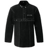 ANTAITHER Leather Welding Jacket with Open Back, Bib Apron with