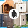 ZMDMAH Door Bolt Lockable Stainless Steel Latch Small Deadbolt Lock
