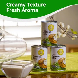 Four Elephants Organic Coconut Milk, Dairy Replacement, Simply Rich and More Creamy, Non-GMO Project Verified, USDA Organic, 13.5 oz (Pack of 12)