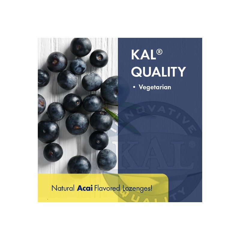 Kal 5000 Mcg B-12 Acai Berry Methylcobalamin, 60 Count