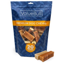 ValueBull Himalayan Yak Cheese Dog Chews, Small, 2 lb - Long-Lasting for Aggressive Chewers, All Natural, Healthy & Safe, Low Odor Nepal Yak Milk Chews