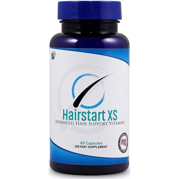 Hairstart XS: Powerful Natural Hair Growth Vitamins, Stops Hair Loss, Balding, Thinning. Promotes Hair Regrowth, All Hair Types, Men and Women, 30 Day Supply