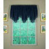 Today's Curtain Emelia Original Voile Ascot 25", Navy, 40" W