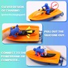 LAFALA Remote Control Boat for Kids with Inflatable Bumper Rechargeable