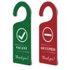 CHGCRAFT 2Pack Vacant Occupied Door Hanger Sign Engraved Acrylic Door