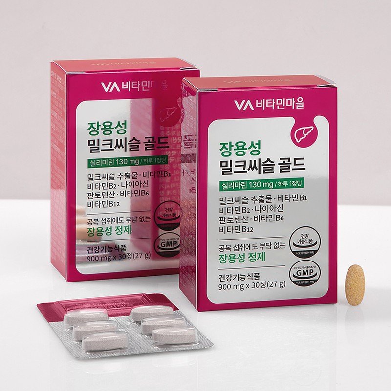 Vitamin Village [12-month supply] Vitamin Village enteric milk thistle gold