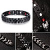 Strong Magnetic Bracelets for Men Titanium Double Strength Magnets Wristband