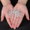 Teyglen Silver Rhinestone Bridal Hair Clips Sparkly Crystal Wedding Hair