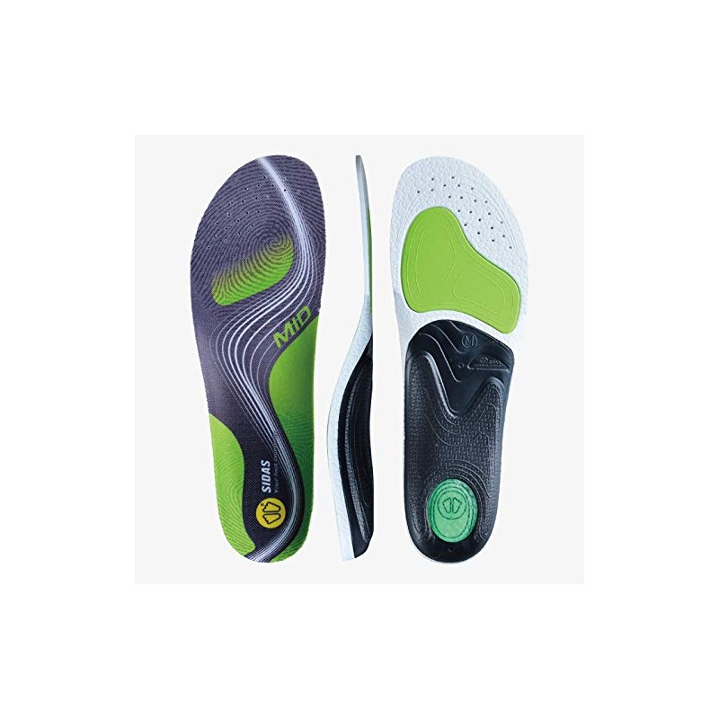 【Sidas】Sidas 3Feet Active MID JP M (25.0cm-26.5cm) 311898203 Insole, Arch
