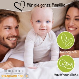 PinkZebra Children's Pillowcase 35 x 40 cm 100% Cotton Cushion Cover Boys Oeko-Tex Standard 100 Children's Covers with Zip Red Dots