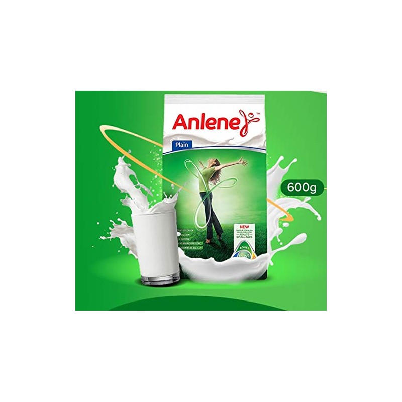 Anlene Plain Vanilla Powdered Milk Drink 600g