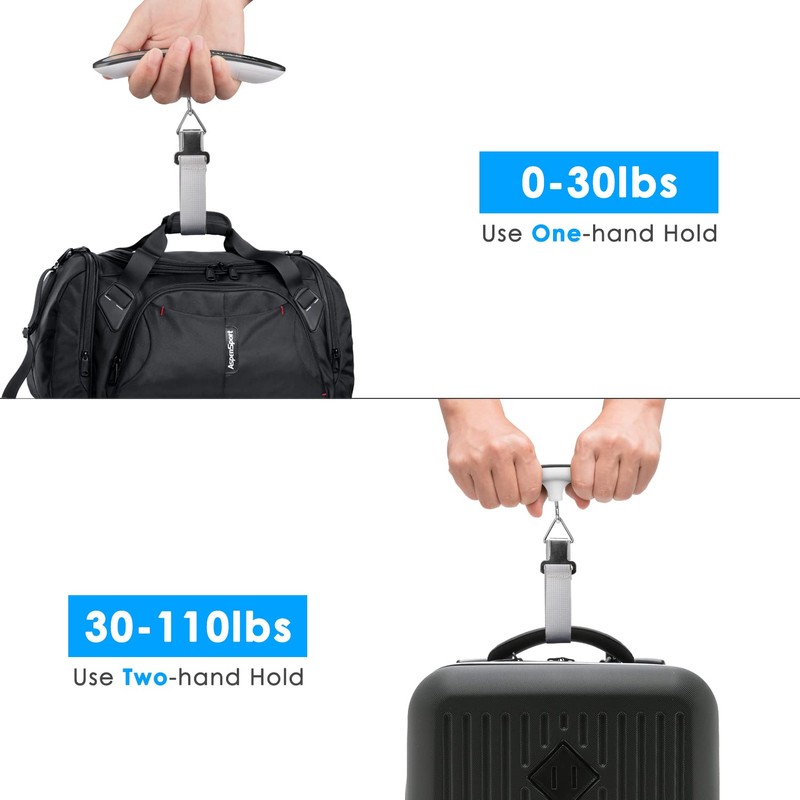 Digital Luggage Scale Gift for Traveler Suitcase Handheld Weight Scale