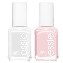 essie French Manicure Gift Set, 13 mademoiselle/1 blanc, 2 x 13.5 ml