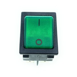 MacMaxe Green Bipolar Power Switch Replacement For La Pavoni Profesional, Romantica Espresso Machine