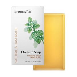 AROMAVITA Oregano Oil Soap - Hand Soap or Body Wash - Natural Soap, Oregano Oil Soap Bar for Hand Wash or Body Wash