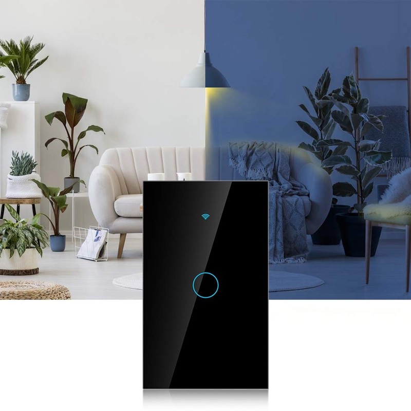 Sonew WiFi Interruptor de Pantalla táctil, Interruptor Remoto con Teclas
