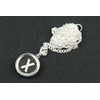 Miniblings Typewriter Keys Link Necklace 45cm Chosse a Letter Name