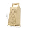 iplusmile Multifunctional Mini Stainless Steel Grater Four Sided Vegetable Slicer