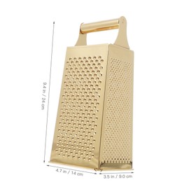 iplusmile Multifunctional Mini Stainless Steel Grater Four Sided Vegetable Slicer for Peeling Shredding Grating Kitchen Tool for Fresh Vegetables Garlic Ginger and Onions