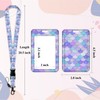 ID Badge Holder with Detachable Lanyard,Retractable Heavy Duty Badge Reel