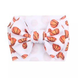 Knotted Basketball Headband women and kids Headwrap - Mom and Me/Big sister and Baby sister