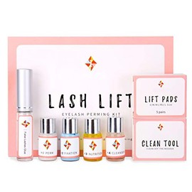 Eyelash Perm Kit Full Eyelash Lift Kit – Professional Quality, Semi-Permanent Curling Perming Wave, Lotion & Liquid Set