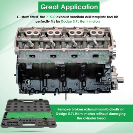 Unbranded 71500 Broken Exhaust Manifold Bolt Stud Drill Template Tool for Dodge 5.7L Hemi