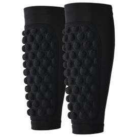 Soccer Shin Guards for Kids Toddler Shin Guard Sleeves Protective Soccer for 3-12 Years Old Boys Girls (Black, M)