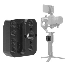 YYOYY Base de Montaje de Estabilizador de Cámara para Ronin S - Negro con detalles plateados - Montaje en trípode - Compatible con Cámara