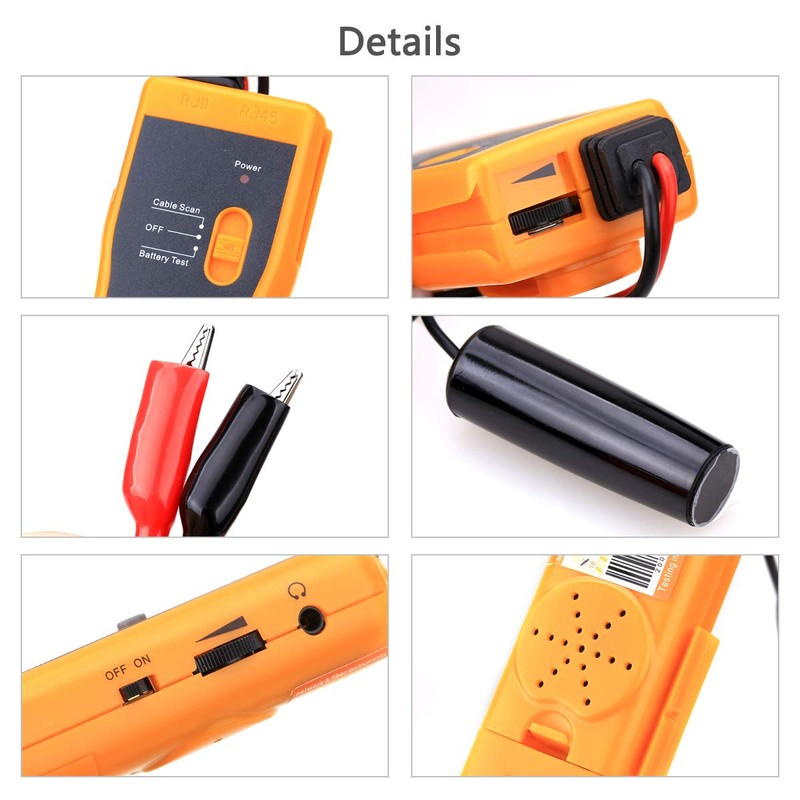 Nf-816 Cable Wire Locator Tracker Metal Pipes Electrical Wires Coax