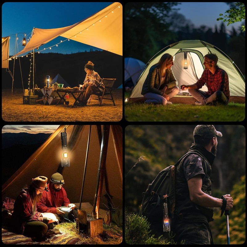 Led Torch with Camping Light 30000 High Lumens,7 Lighting Modes