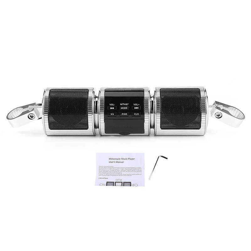 Wireless Motorcycle Stereo Speaker Waterproof MP3 Music Player Audio System