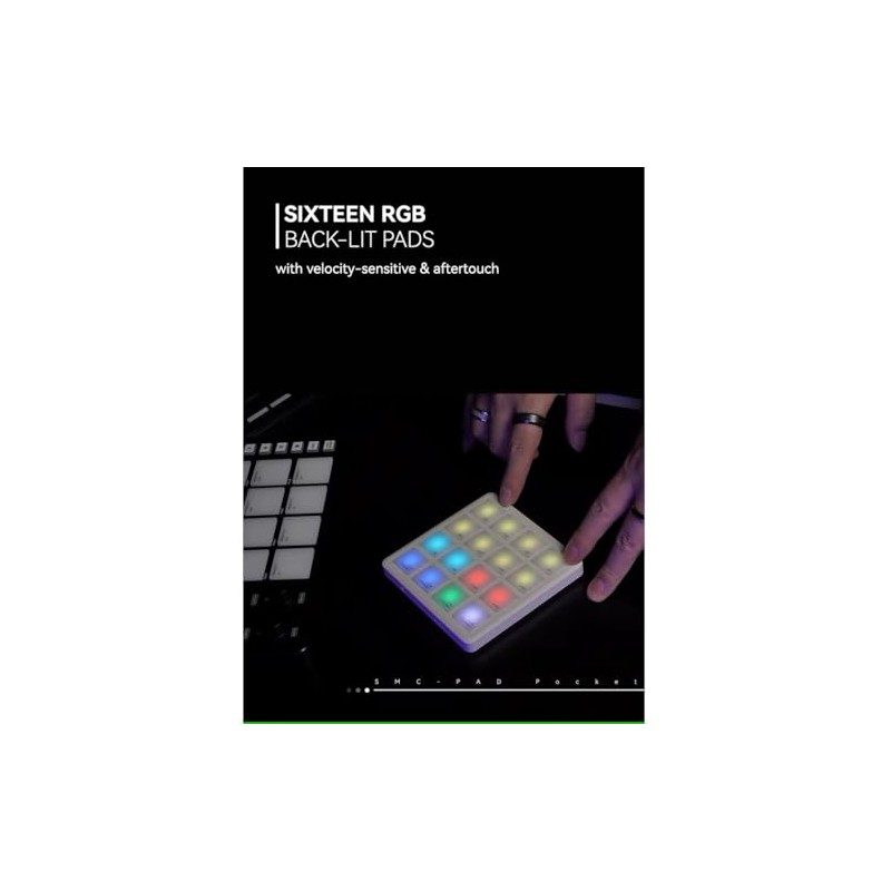 M-Vave SMC Pad Pocket Bluetooth Midi Controller