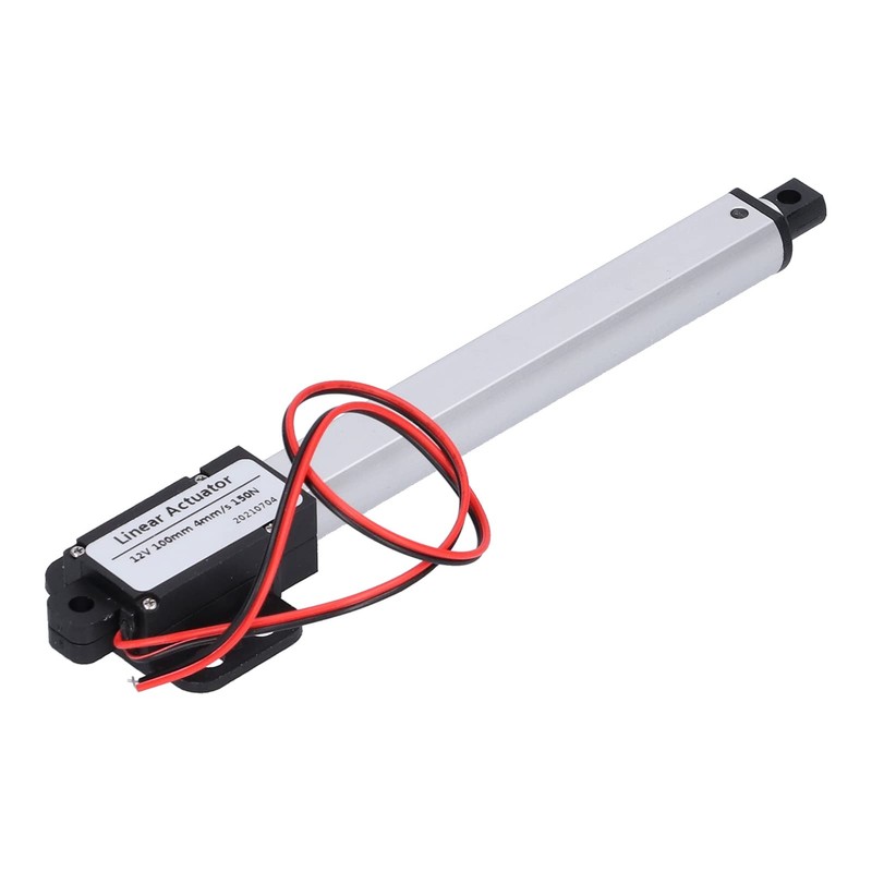 12V Linear Actuator, 100mm Stroke, Internal Limit Switches for Home