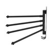 Stainless Steel Swivel Towel Hanger Holder Black Rotating Movable Towel