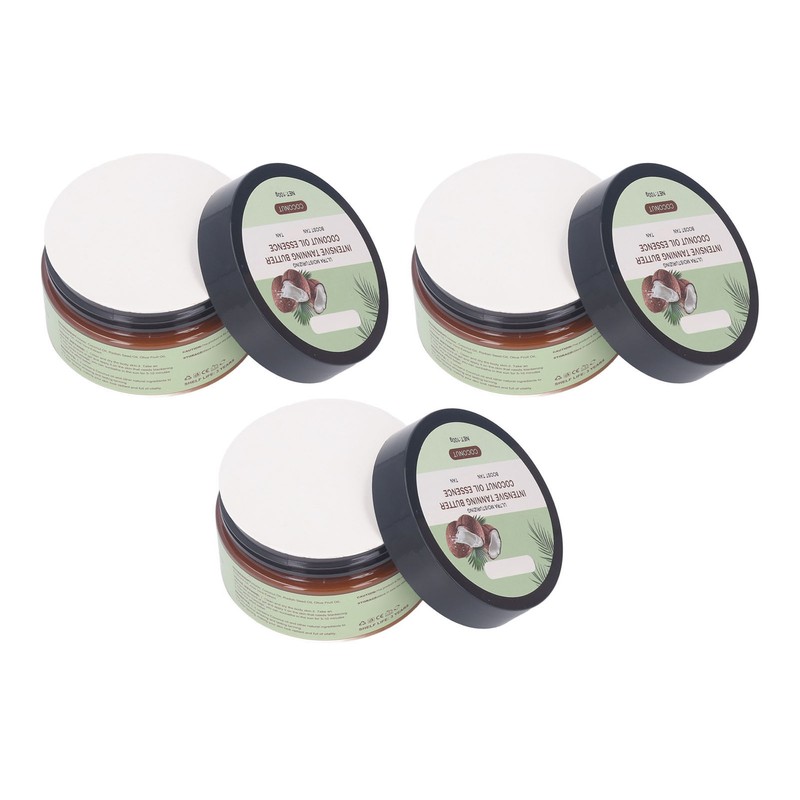 3pcs Tanning Lotion Accelerator Moisturizing Sunless for Bronze Brown Skin