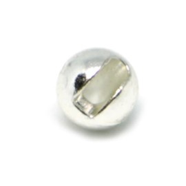 FullingMill Slotted Tungsten Beads - Silver 2.4mm