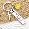 Sjcmbxxs Christian Bible Verse Gifts Keychain Inspirational Scripture Keychains with